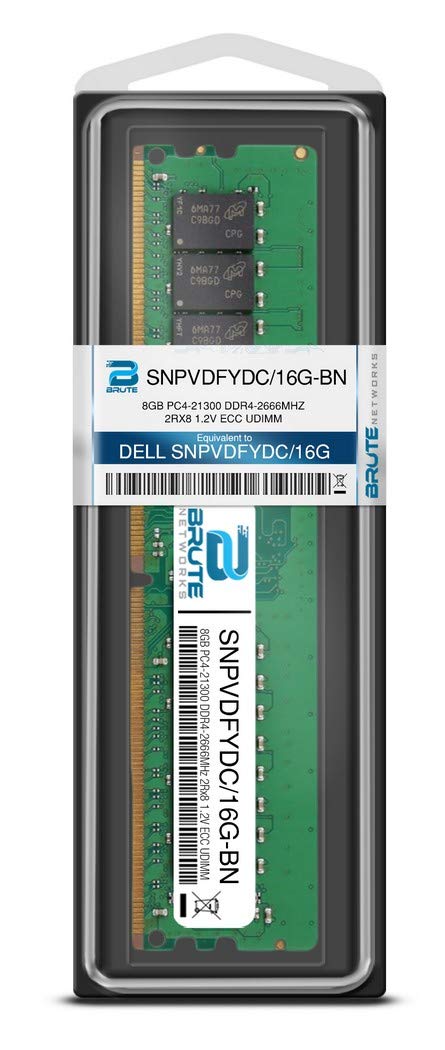 ⑪DELL SNPVDFYDC/16G メモリ 3枚セット Amazon.co.jp: Brute Networks SNPVDFYDC/16G-BN - 16GB DDR4-2666MHz